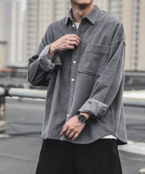 REBALANCE(リバランス)の「メンズコーデュロイシャツ(シャツ/ブラウス・メンズ・C/B/A・X-LARGE/LARGE/MEDIUM)」の3枚目の写真