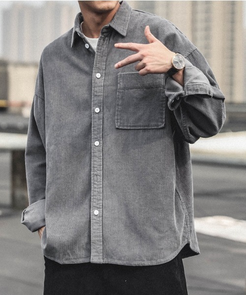 REBALANCE(リバランス)の「メンズコーデュロイシャツ(シャツ/ブラウス・メンズ・C/B/A・X-LARGE/LARGE/MEDIUM)」の7枚目の写真