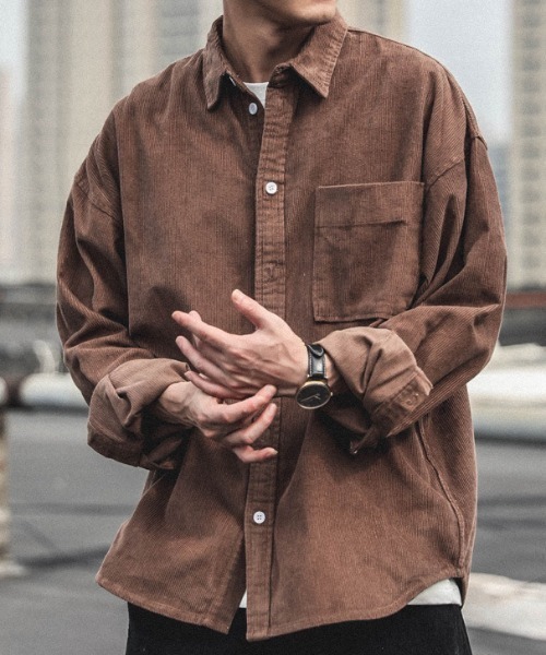 REBALANCE(リバランス)の「メンズコーデュロイシャツ(シャツ/ブラウス・メンズ・C/B/A・X-LARGE/LARGE/MEDIUM)」の9枚目の写真