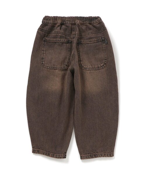BREEZE（ブリーズ）の「【ジュニア対応】バレルレッグデニムパンツ（デニムパンツ・キッズ・サックスブルー/ブラウン/ネイビー・150/130/140/100/120/90/110）」の5枚目の写真