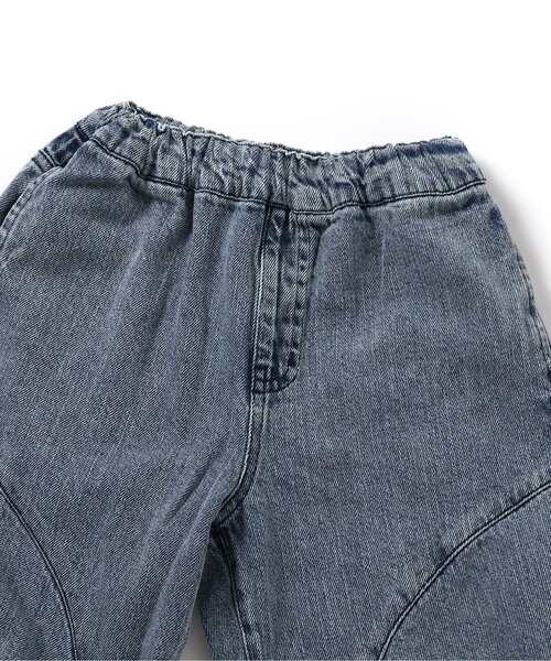 BREEZE（ブリーズ）の「【ジュニア対応】バレルレッグデニムパンツ（デニムパンツ・キッズ・サックスブルー/ブラウン/ネイビー・150/130/140/100/120/90/110）」の19枚目の写真