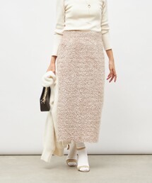 NOLLEY’S Sophi | 《セットアップ対応》ウォッシャブルフェザーチュールタイトスカート(スカート)