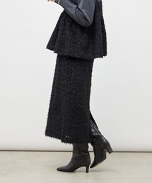 NOLLEY’S Sophi | 《セットアップ対応》ウォッシャブルフェザーチュールタイトスカート(スカート)