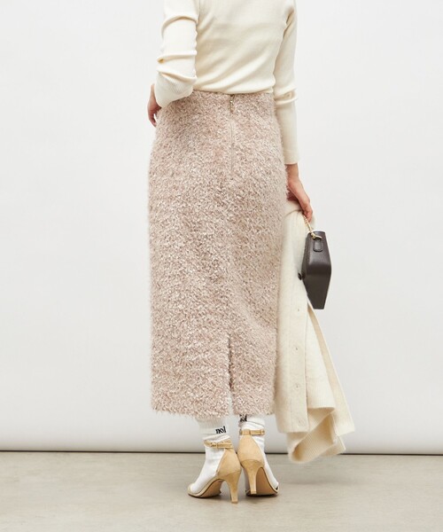 NOLLEY’S Sophi（ノーリーズソフィ）の「《セットアップ対応》ウォッシャブルフェザーチュールタイトスカート（スカート・レディース・ベージュ/ブラック・34/36/38）」の20枚目の写真