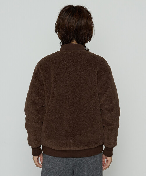 COMME CA Wardrobe（コムサワードローブ）の「WOOL BREND ボア ブルゾン（ブルゾン・レディース・ブラウン/ブラック・FREE）」の20枚目の写真