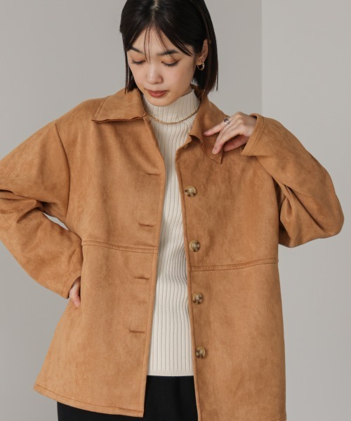 Bou Jeloud(ブージュルード)の「ヒートハイネックニットプルオーバー(ニット/セーター・レディース・A/ピンク/ブラック/オフホワイト/ブルー・FREE)」の7枚目の写真