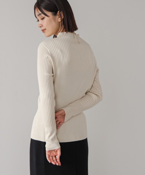 Bou Jeloud(ブージュルード)の「ヒートハイネックニットプルオーバー(ニット/セーター・レディース・A/ピンク/ブラック/オフホワイト/ブルー・FREE)」の14枚目の写真