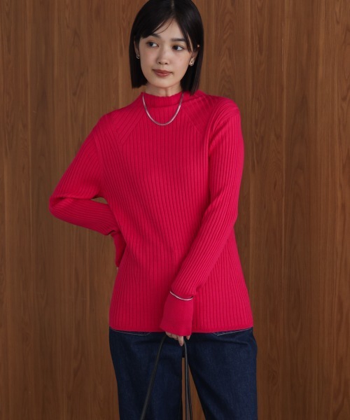 Bou Jeloud(ブージュルード)の「ヒートハイネックニットプルオーバー(ニット/セーター・レディース・A/ピンク/ブラック/オフホワイト/ブルー・FREE)」の22枚目の写真