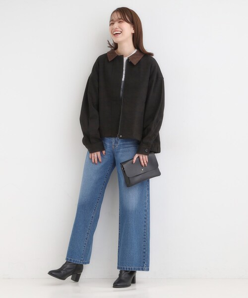 Cutie Blonde(キューティーブロンド)の「大人カジュアルな一着。カバーオール(ブルゾン・レディース・ブラック系4/キャメル・00)」の20枚目の写真