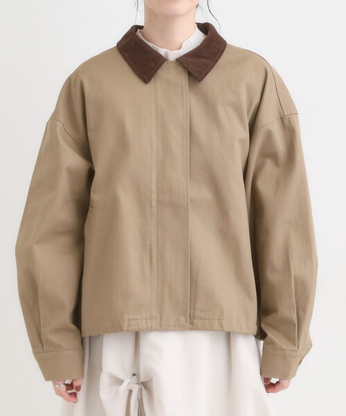 Cutie Blonde(キューティーブロンド)の「大人カジュアルな一着。カバーオール(ブルゾン・レディース・ブラック系4/キャメル・00)」の14枚目の写真