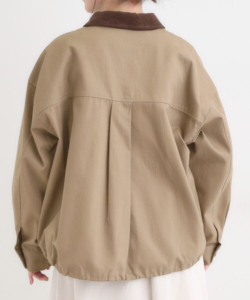 Cutie Blonde(キューティーブロンド)の「大人カジュアルな一着。カバーオール(ブルゾン・レディース・ブラック系4/キャメル・00)」の12枚目の写真