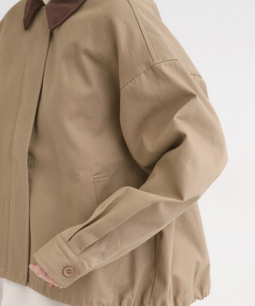 Cutie Blonde(キューティーブロンド)の「大人カジュアルな一着。カバーオール(ブルゾン・レディース・ブラック系4/キャメル・00)」の10枚目の写真