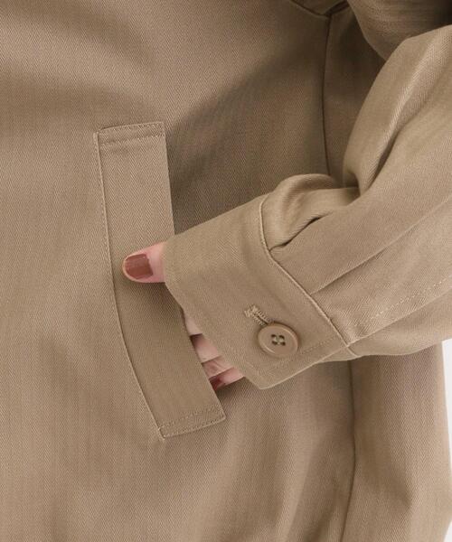 Cutie Blonde(キューティーブロンド)の「大人カジュアルな一着。カバーオール(ブルゾン・レディース・ブラック系4/キャメル・00)」の9枚目の写真