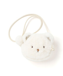 SLAP SLIP | クマネコウサギアニマルしっぽ風チャーム付きポシェット(ショルダーバッグ)