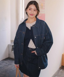 titivate | 【26SS新作/2026 SPRING COLLECTION】襟付ルーズデニムジャケット(デニムジャケット)