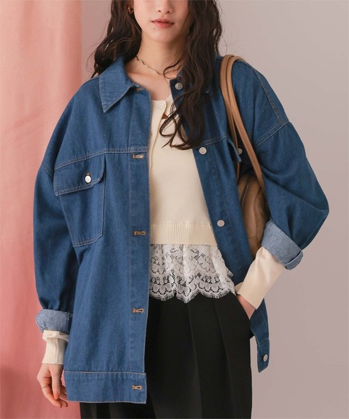 26SS新作/2026 SPRING COLLECTION】襟付ルーズデニムジャケット
