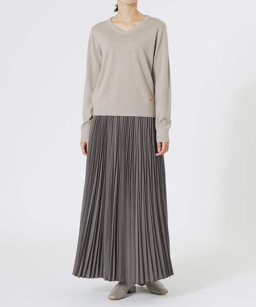 LOVELESS(ラブレス)の「プリーツスカート(スカート・レディース・チャコールグレー/ブラック/ブラウン系その他2・34/36)」の10枚目の写真