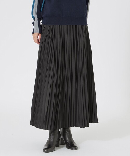 LOVELESS(ラブレス)の「プリーツスカート(スカート・レディース・チャコールグレー/ブラック/ブラウン系その他2・34/36)」の2枚目の写真