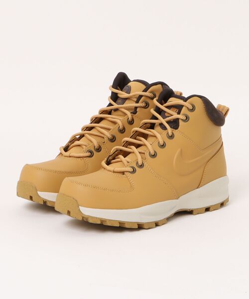 NIKE（ナイキ）の「《NIKE》マノア レザー（ブーツ・メンズ・バーガンディー/イエロー系その他/ブラック×ブラック・26.0cm/26.5cm/27.0cm/27.5cm/28.0cm/25.5cm/23.0cm/23.5cm/24.0cm/24.5cm/25.0cm/22.5cm）」の3枚目の写真