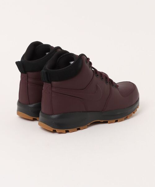 NIKE（ナイキ）の「《NIKE》マノア レザー（ブーツ・メンズ・バーガンディー/イエロー系その他/ブラック×ブラック・26.0cm/26.5cm/27.0cm/27.5cm/28.0cm/25.5cm/23.0cm/23.5cm/24.0cm/24.5cm/25.0cm/22.5cm）」の4枚目の写真