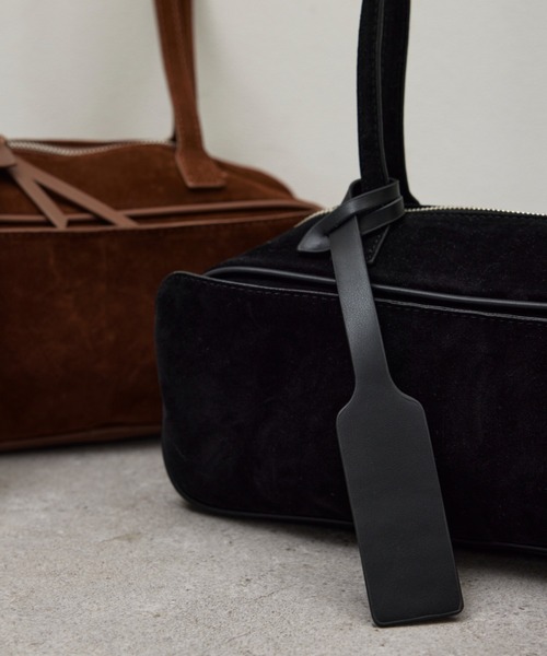 HANNE（アン）の「ランドスケイプスエードBAG（ショルダーバッグ・レディース・ブラック/ブラウン・FREE）」の18枚目の写真