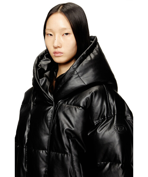 ウィメンズ ブラックパファージャケット W-ILLEY（ダウンジャケット