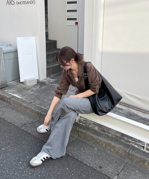 レザーホーボーバッグ L（ショルダーバッグ）｜russet（ラシット）の