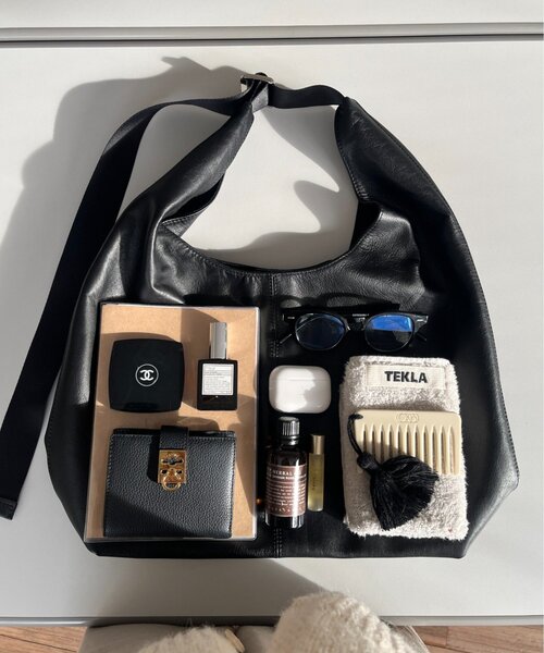 レザーホーボーバッグ L（ショルダーバッグ）｜russet（ラシット）の