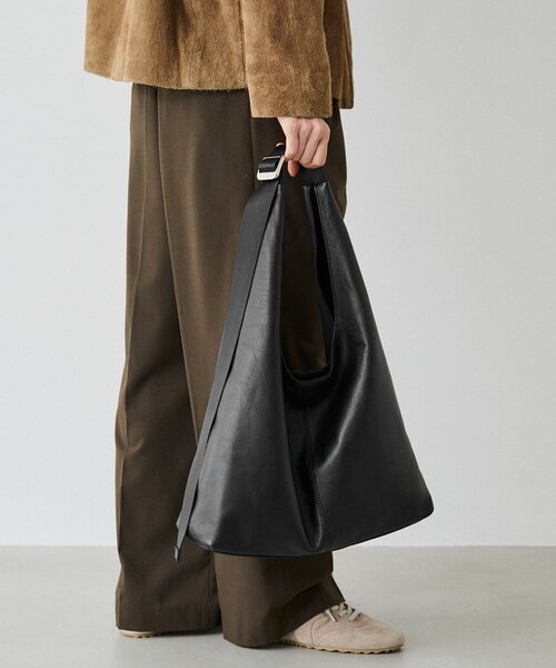 レザーホーボーバッグ L（CE-1654）（ショルダーバッグ）｜russet