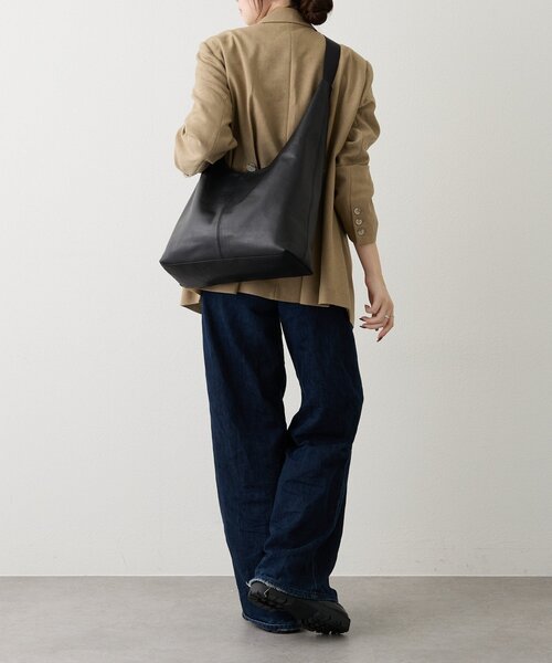 レザーホーボーバッグ L（ショルダーバッグ）｜russet（ラシット）の