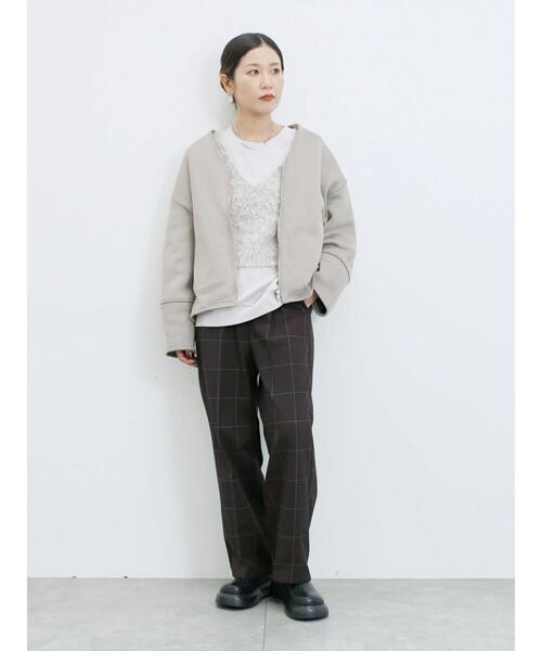 お値下げ　アンクレイブ　ウールボンディングブルゾン uncrave ウールボンディング ブルゾン trim_ofcrs_itemd8e1eb9cae2c11e