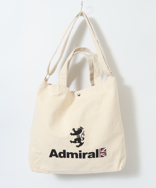 Admiral(アドミラル)の「Admiral ハーフユニオン2WAYトートバッグ(トートバッグ・メンズ・ブラック/アイボリー・FREE)」の4枚目の写真