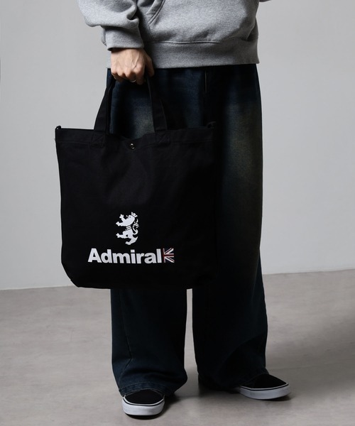 Admiral(アドミラル)の「Admiral ハーフユニオン2WAYトートバッグ(トートバッグ・メンズ・ブラック/アイボリー・FREE)」の20枚目の写真