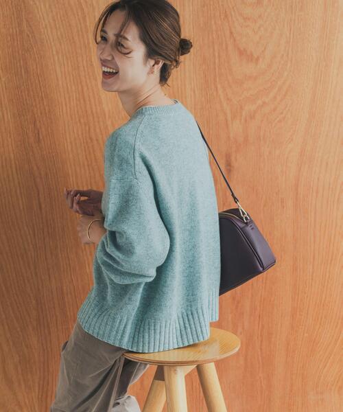 セール】ハミルトンウールクルーワイドプルオーバー（ニット/セーター