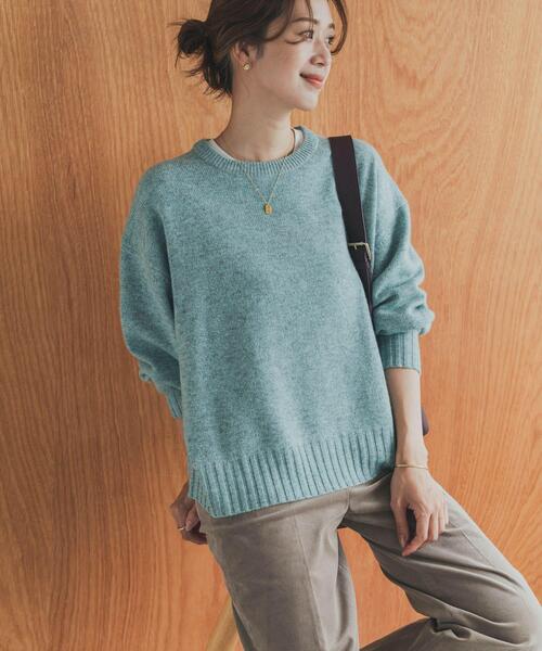 セール】ハミルトンウールクルーワイドプルオーバー（ニット/セーター