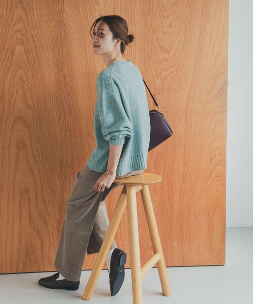 セール】ハミルトンウールクルーワイドプルオーバー（ニット/セーター