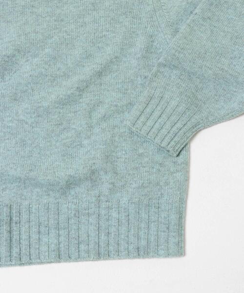 URBAN RESEARCH DOORS（アーバンリサーチドアーズ）の「ハミルトンウールクルーワイドプルオーバー（ニット/セーター・レディース・オレンジ/ミント/チャコールグレー・MEDIUM）」の17枚目の写真