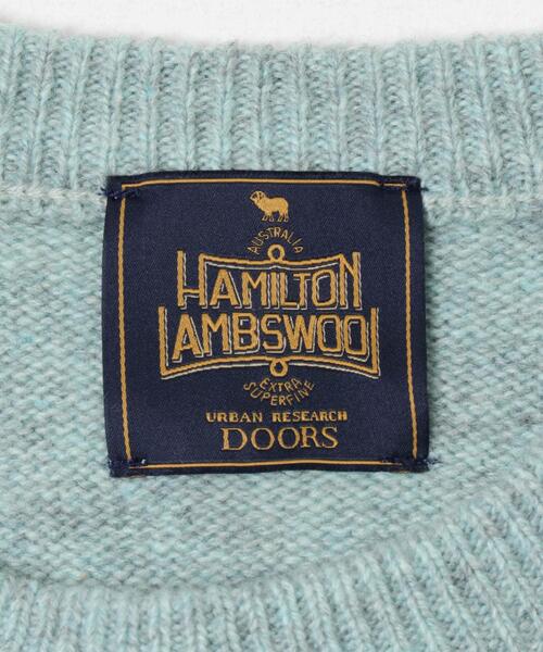 URBAN RESEARCH DOORS（アーバンリサーチドアーズ）の「ハミルトンウールクルーワイドプルオーバー（ニット/セーター・レディース・オレンジ/ミント/チャコールグレー・MEDIUM）」の20枚目の写真