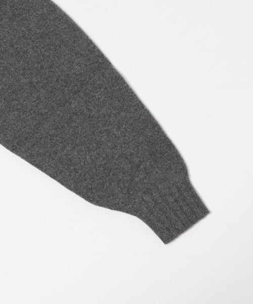 URBAN RESEARCH DOORS（アーバンリサーチドアーズ）の「ハミルトンウールクルーワイドプルオーバー（ニット/セーター・レディース・オレンジ/ミント/チャコールグレー・MEDIUM）」の6枚目の写真