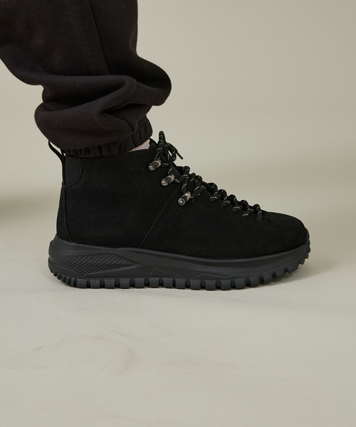 ABAHOUSE（アバハウス）の「SUEDE MOUNTAIN BOOTS / マウンテンブーツ/厚底/軽量ブーツ / ユニセックス（ブーツ・メンズ・ブラック/ベージュ・26/27/28）」の14枚目の写真