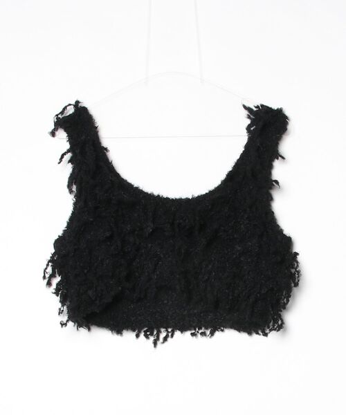 DFFUR.（ディフル）の「ニットビスチェ（その他トップス・レディース・ブラック/グレー・FREE）」の3枚目の写真