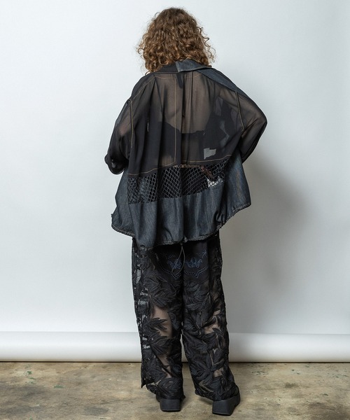 AULA AILA（アウラアイラ）の「アローポケットデニムブルゾン（ブルゾン・レディース・オフホワイト/ブルー/ブラック・0）」の15枚目の写真