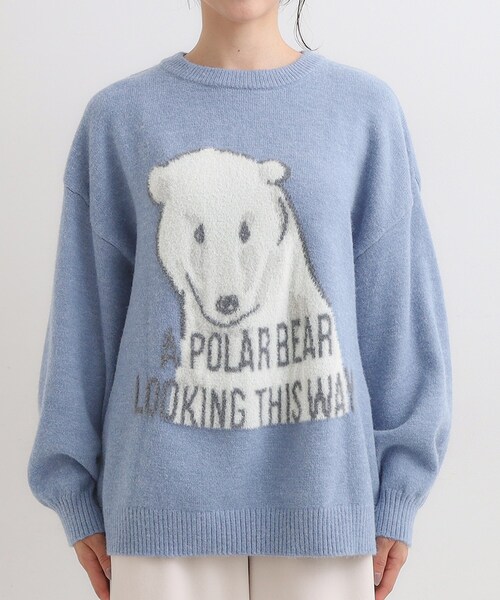 Moschino 宇宙飛行士のクマ ニットセーター 楽天市場】 暖かい もこもこ カジュアル 起毛 ふわふわ セーター