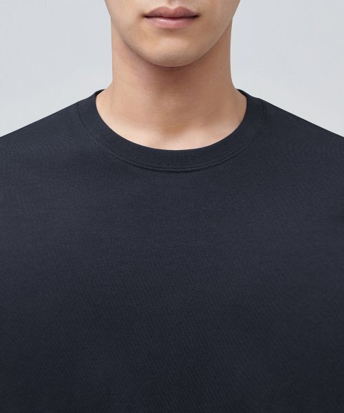 MUSINSA STANDARD（ムシンサスタンダード）の「ベーシッククルーネックTシャツ[ブルーグレー]（Tシャツ/カットソー・メンズ・その他・SMALL/MEDIUM/LARGE/X-LARGE/XX-LARGE/XXX-LARGE）」の3枚目の写真