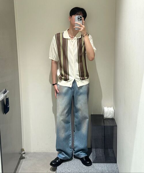 INSILENCE（インサイロンス）の「マッドウォッシングデニムパンツライトブルー（デニムパンツ・レディース・その他・MEDIUM/LARGE/SMALL）」の6枚目の写真