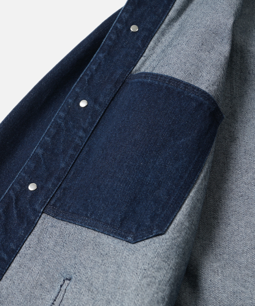 FRIZMWORKS(フリズムワークス)の「DENIM CHORE JACKET _ INDIGO(その他アウター・メンズ・その他・MEDIUM/LARGE/X-LARGE)」の8枚目の写真