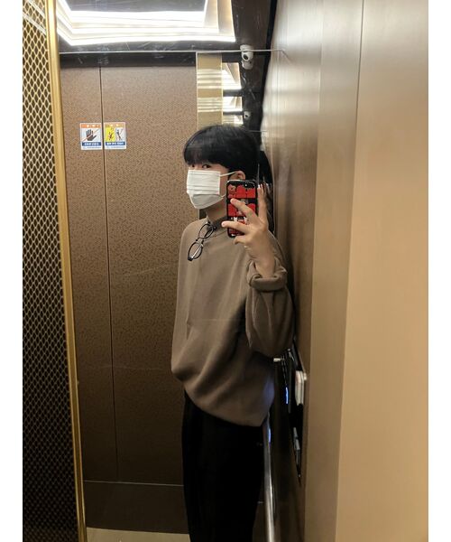 MUSINSA STANDARD（ムシンサスタンダード）の「ワイドヒドゥンバンディングスラックス[ダークブラウン]（スラックス・メンズ・その他・28/29/32/30/31/33/26/27/40/38/42/36/34）」の13枚目の写真