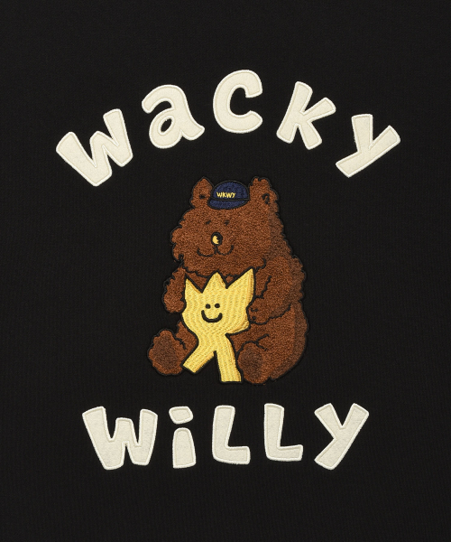 Wacky WiLLy(ワッキーウィリー)の「キキと友達グラフィックスウェット ブラック(スウェット・レディース・その他・SMALL/MEDIUM/LARGE/X-LARGE)」の5枚目の写真