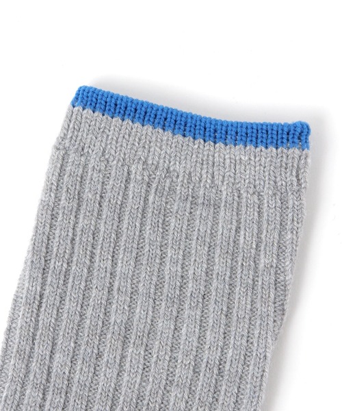 studio CLIP(スタディオクリップ)の「【daily CLIP】ウール混トップカラーソックス(ソックス/靴下・レディース・グレー/アイボリー/チェリーレッド/ネイビー・FREE)」の5枚目の写真