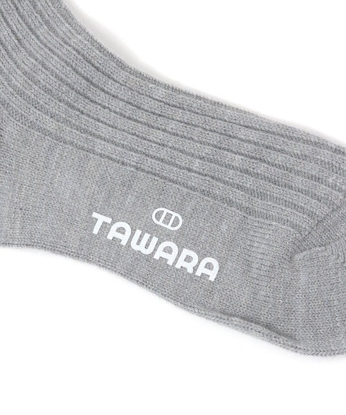 studio CLIP(スタディオクリップ)の「【daily CLIP】ウール混トップカラーソックス(ソックス/靴下・レディース・グレー/アイボリー/チェリーレッド/ネイビー・FREE)」の8枚目の写真